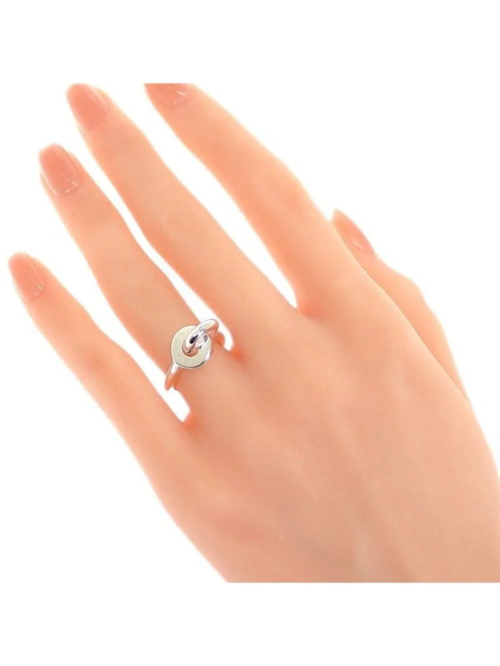 Hermes Voltige Ring 48 Vintage 925 Sterling Silver